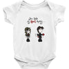 you stole my heart 3 Baby Onesie