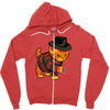 nightmeow on elm street Zipper Hoodie