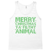 merry christmas ya filthy animal Tank Top