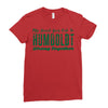 My Heart Goes Out To HUMBOLDT Strong Together Ladies Fitted T-Shirt