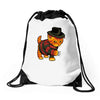nightmeow on elm street Drawstring Bags