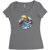in the midst of war Women's Triblend Scoop T-shirt