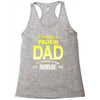 proud dad nurse Racerback Tank