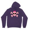 fummy pink skull long sleeve Unisex Hoodie