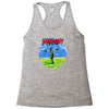 the sound of kombat Racerback Tank