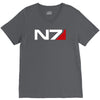 mass effect n7 logo V-Neck Tee
