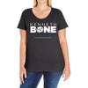 bone for president Ladies Curvy T-Shirt