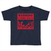 warning if zombies chase us i'm tripping you Toddler T-shirt