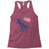 Patriotic T-Rex Racerback Tank