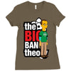 funny big bang theory sheldon, ideal gift or birthday present. Ladies Fitted T-Shirt