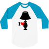 i love lamp 3/4 Sleeve Shirt