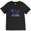 trump 2016 there will be hell toupee V-Neck Tee