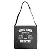 This Girl Loves Her Bestie Adjustable Strap Totes
