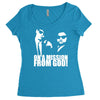 the blues brothers inspired on a mission from god funny Women's Triblend Scoop T-shirt