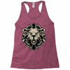 lion head Racerback Tank