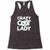 crazy cat lady Racerback Tank