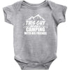 This Guy Loves Camping With His Friend Baby Onesie