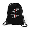 take a knee Drawstring Bags