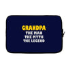 father's day grandpa gift funny grandpa shirt birthday gift for grandp Laptop sleeve