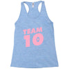 team 10 light pink Racerback Tank
