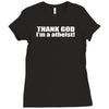 atheist atheism Ladies Fitted T-Shirt