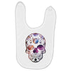 Colorful Skull Baby Bibs