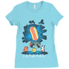 by your powers combined! Ladies Fitted T-Shirt