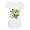 funny snake Maternity Scoop Neck T-shirt