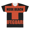 nude beach   lifeguard All Over Men's T-shirt