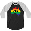 Vote Yes Australia 3/4 Sleeve Shirt