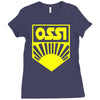 ossi  fdj ddr fun Ladies Fitted T-Shirt