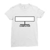 computer Ladies Fitted T-Shirt