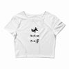 its the sudden deceleration that kills you funny physics Crop Top