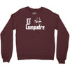 el compadre   the godfather in spanish espanol movie symbol mexcian te Crewneck Sweatshirt