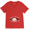 September Peeking Out Asian Baby Boy V-Neck Tee