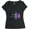 Black Bear Metal Artistshot Women's Triblend Scoop T-shirt