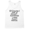 talk to myself Tank Top