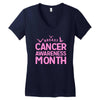 breast cancer awareness month Women's V-Neck T-Shirt