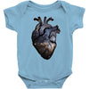 galaxy heart Baby Bodysuit
