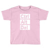 control alt delete Toddler T-shirt