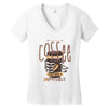 with enough coffee, everything is possible Women's V-Neck T-Shirt