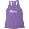 the walking dad Racerback Tank