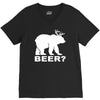 new bear deer beer funny V-Neck Tee