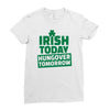 hungover tomorrow best trending Ladies Fitted T-Shirt