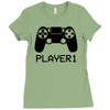 player stick Ladies Fitted T-Shirt