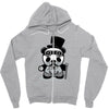 steampunk panda Zipper Hoodie