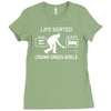 crown green bowling Ladies Fitted T-Shirt