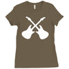 guitar gig concert tour band custom personal Ladies Fitted T-Shirt