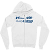 without me, its just aweso Zipper Hoodie