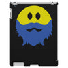 bearded smiley face iPad 3 and 4 Case